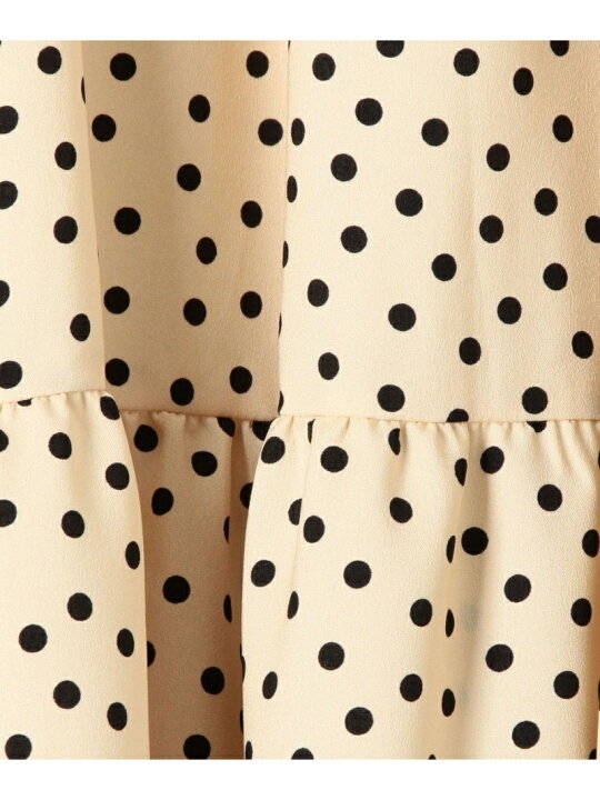 楽天市場】【SALE／40%OFF】ドットプリント ティアードワンピース  