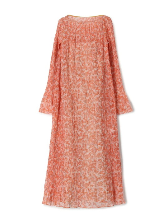楽天市場】【SALE／40%OFF】シャーリングプリント ロングワンピース 
