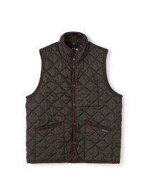 LAVENHAM Mickfield Mens 22 Rc ポリエステル キルティングベスト TOMORROWLAND BUYING WEAR トゥモローランド トップス ベスト・ジレ ブラック ブラウン【送料無料】[Rakuten Fashion]