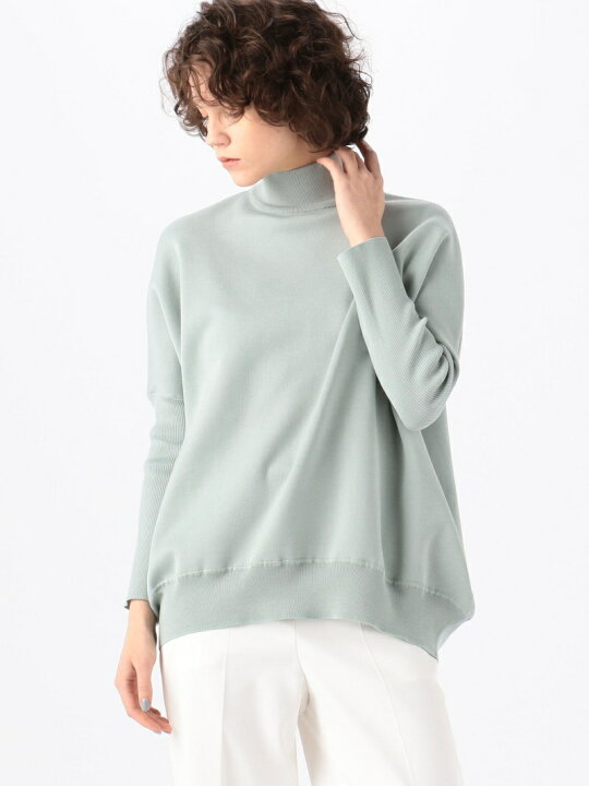 楽天市場】【SALE／40%OFF】ポリエステルコットンスムース ハイネック  