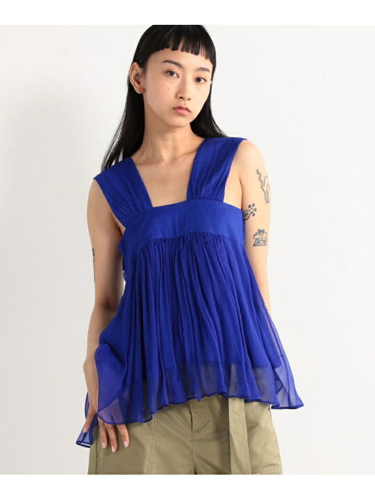 楽天市場】【SALE／65%OFF】シルク ヨウリュウノースリーブブラウス 