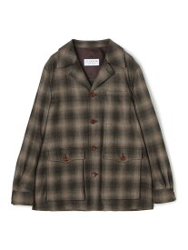【SALE／40%OFF】ウールカシミヤシルク ダブルポケット シャツジャケット SILKAIR LORO PIANA TOMORROWLAND MEN トゥモローランド ジャケット・アウター ブルゾン・ジャンパー カーキグリーン【RBA_E】【送料無料】[Rakuten Fashion]