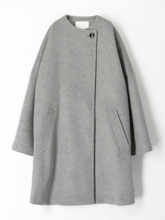 楽天市場】【SALE／30%OFF】シャルムダブルフェイス ノーカラーコート 