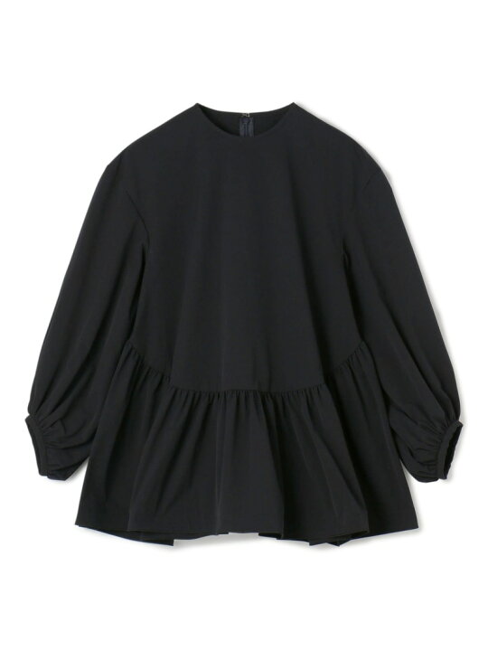 楽天市場】【SALE／50%OFF】ストレッチタフタ ティアードブラウス 