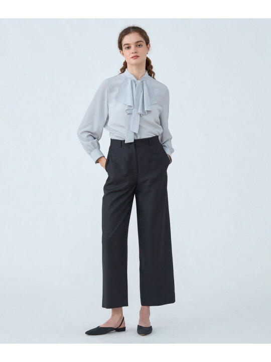 楽天市場】【SALE／40%OFF】クリアデシン フリルボウタイブラウス 