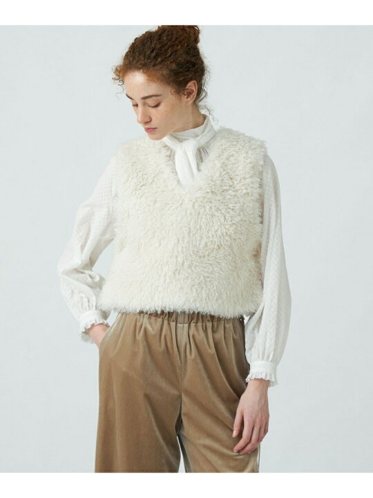 楽天市場】【SALE／30%OFF】プードルファー Vネックベスト Ballsey  