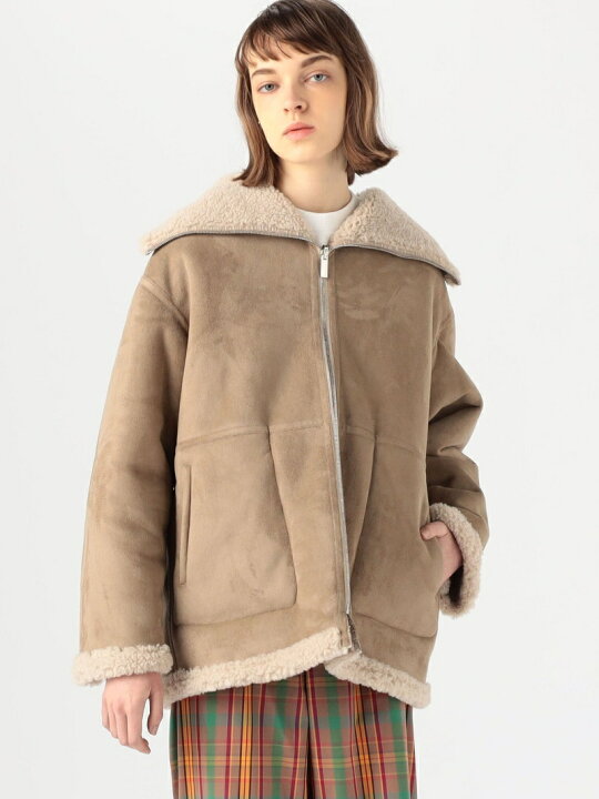 楽天市場】【SALE／40%OFF】エコムートン リバーシブルショートコート 