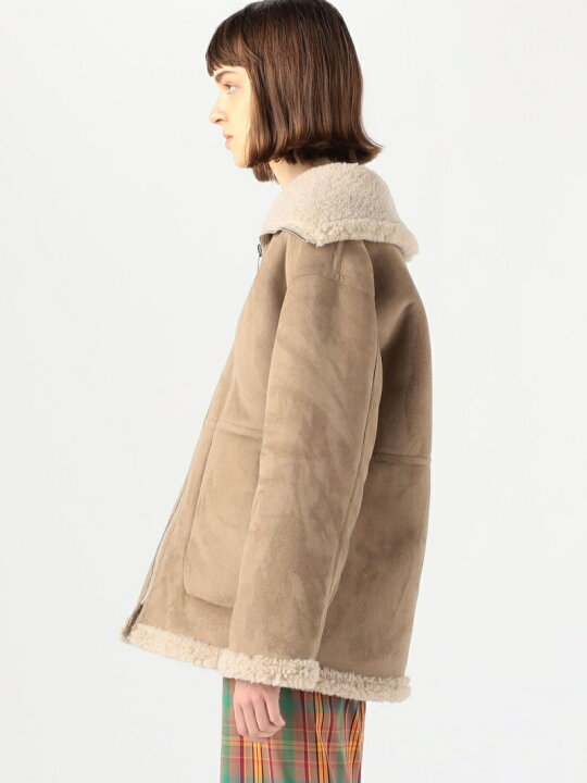 楽天市場】【SALE／40%OFF】エコムートン リバーシブルショートコート 