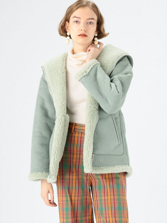 楽天市場】【SALE／40%OFF】エコムートン リバーシブルショートコート  