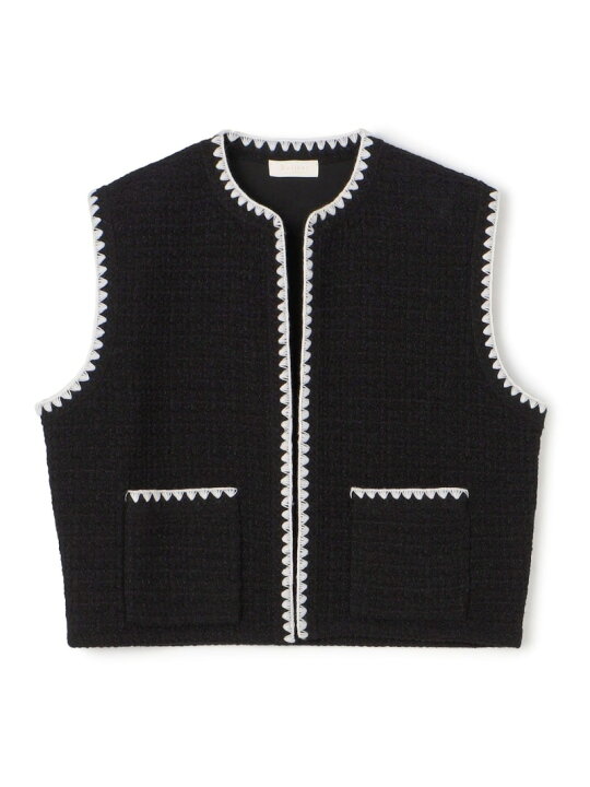 楽天市場】【SALE／40%OFF】ソフトシャイニーブークレー ショートジレ 