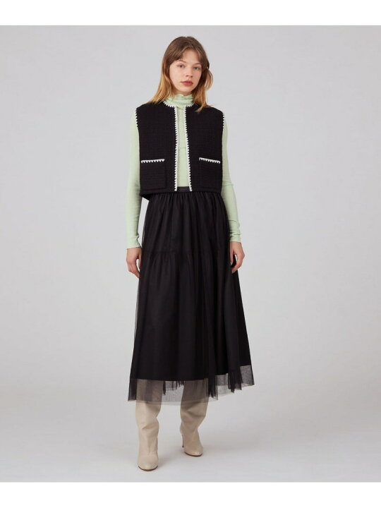楽天市場】【SALE／40%OFF】ソフトシャイニーブークレー ショートジレ 