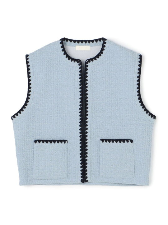 楽天市場】【SALE／40%OFF】ソフトシャイニーブークレー ショートジレ 