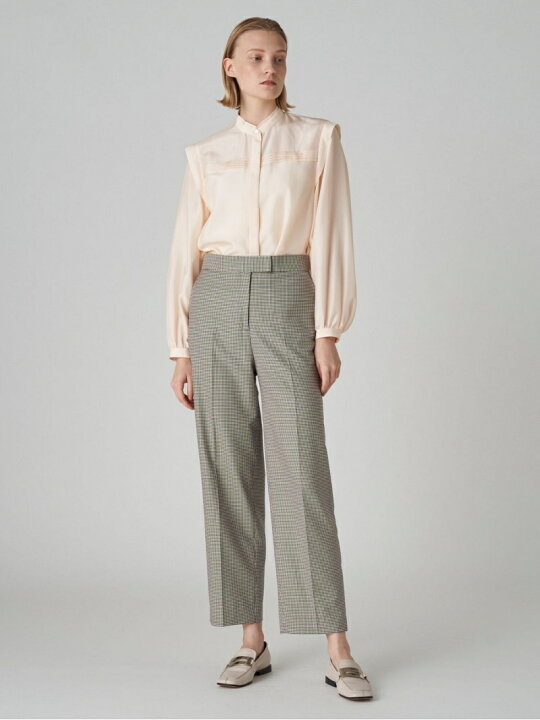 楽天市場】【SALE／40%OFF】ウォッシャブルシルク スタンドカラー 