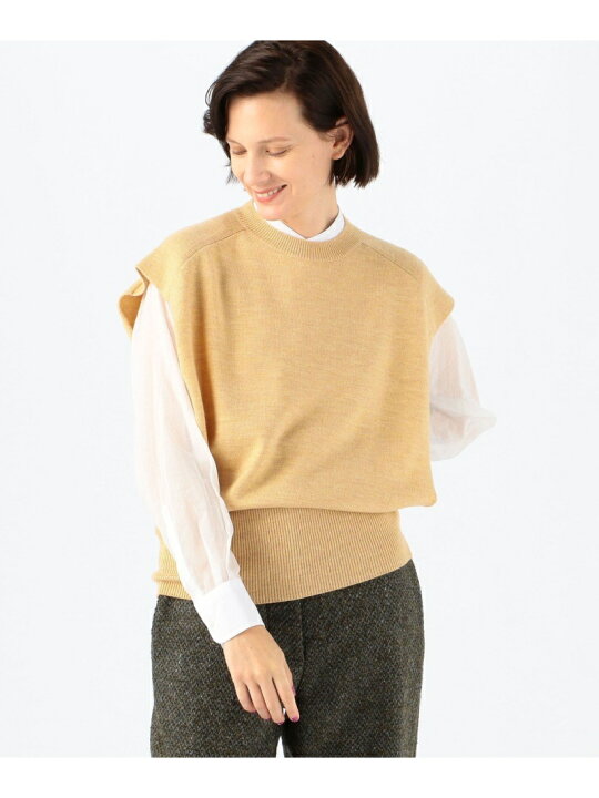 楽天市場】【SALE／50%OFF】ウールムリネ クルーネックベスト BACCA 