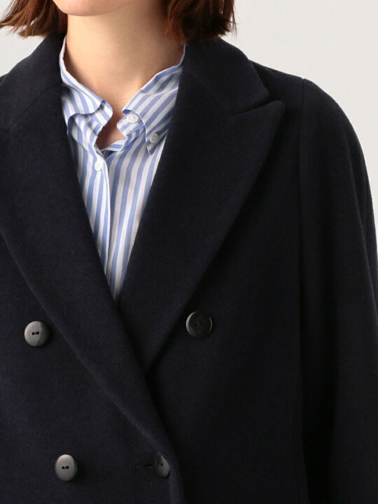 楽天市場】【SALE／40%OFF】ウールベロア ダブルチェスターコート 