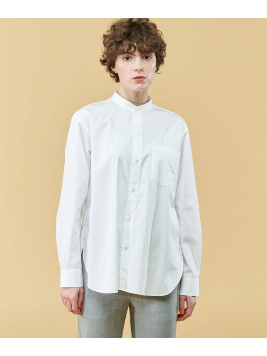 楽天市場】【SALE／30%OFF】ノーブルコットン バンドカラーシャツ 