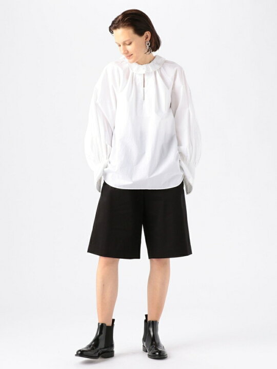 楽天市場】【SALE／30%OFF】FIL コットン エリザベスカラーブラウス 