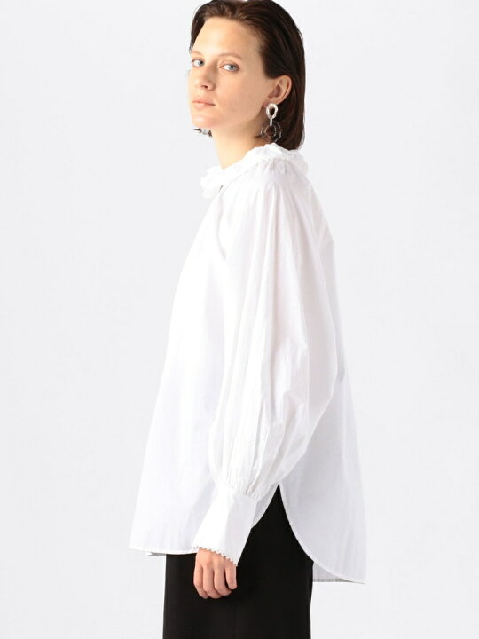 楽天市場】【SALE／30%OFF】FIL コットン エリザベスカラーブラウス 