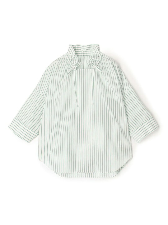 楽天市場】【SALE／30%OFF】コットンポプリンストライプ ネック 