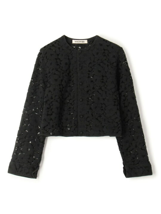 楽天市場】【SALE／40%OFF】フラワーレース ショートブラウス MACPHEE 