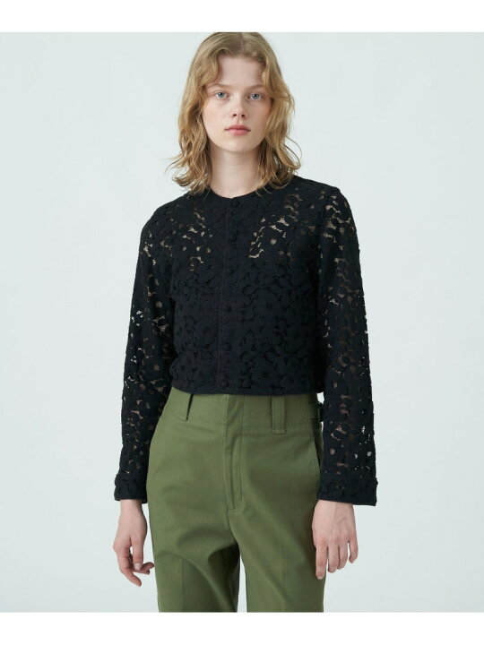楽天市場】【SALE／40%OFF】フラワーレース ショートブラウス MACPHEE 