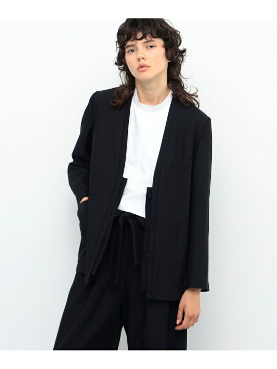 楽天市場】【SALE／30%OFF】レーヨンポリエステルリラックスノーカラー 