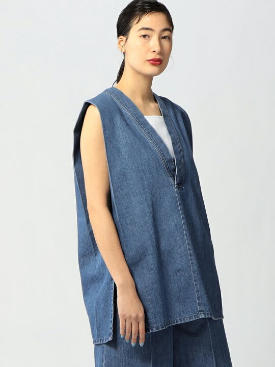 楽天市場】【SALE／40%OFF】10oz ORGANIC DENIM デニムベスト EDITION 