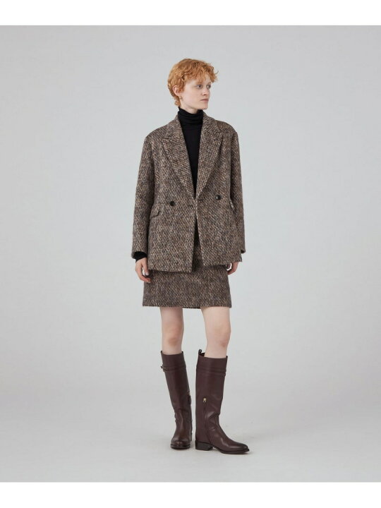 楽天市場】【SALE／40%OFF】モヘヤミックスシャギー ダブルブレスト 