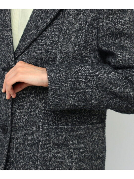 楽天市場】【SALE／40%OFF】ウールリネンヘリンボーンテーラード 