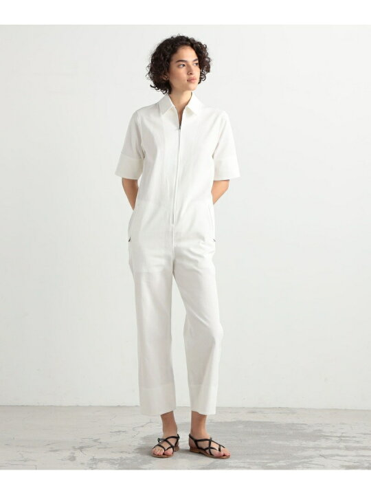 楽天市場】【SALE／30%OFF】コットンピケ ジップアップコンビネゾン 