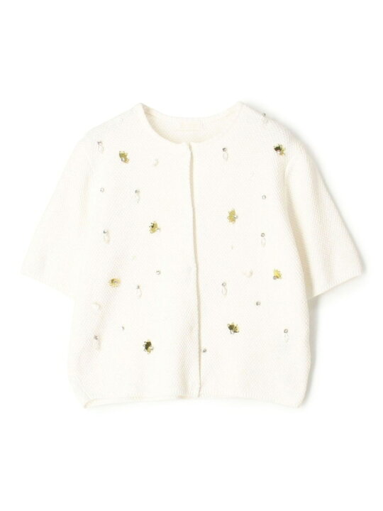 楽天市場】【SALE／40%OFF】スパンコールビジュー ショートスリーブ 