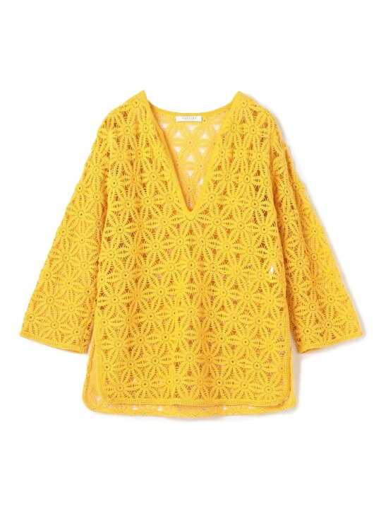 楽天市場】【SALE／40%OFF】クロシェットレース キーネックブラウス 