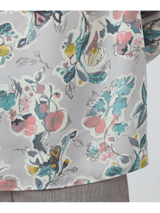 楽天市場】【SALE／40%OFF】サラサナッツプリント ボウタイギャザー 