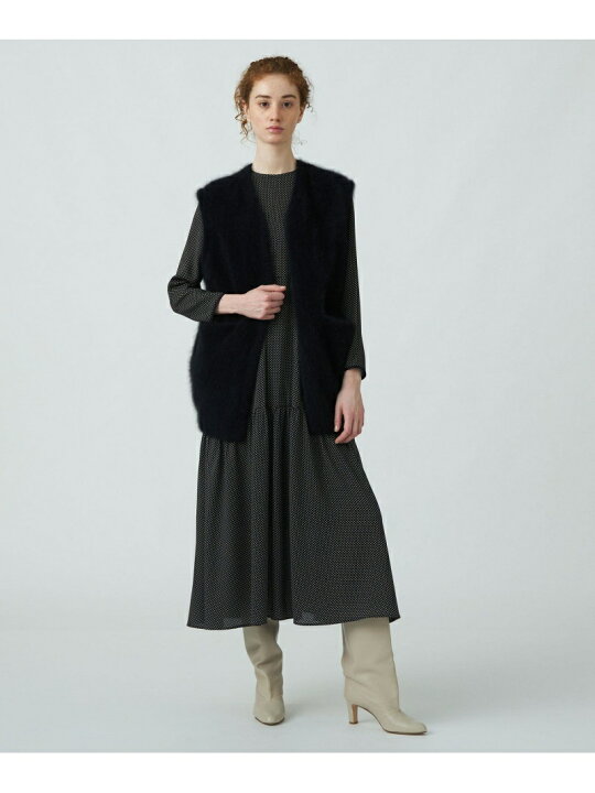 楽天市場】【SALE／40%OFF】フラッフィーヤーン フロントオープンジレ 