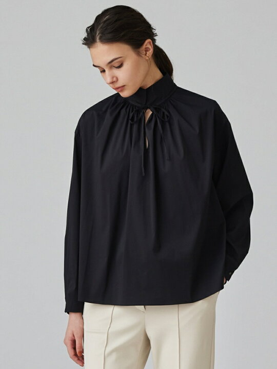 楽天市場】【SALE／40%OFF】ストレッチブロード ハイネックブラウス 