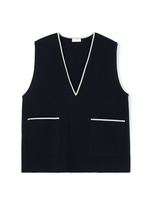 楽天市場】【SALE／40%OFF】ミラノリブ Vネックチュニックベスト  