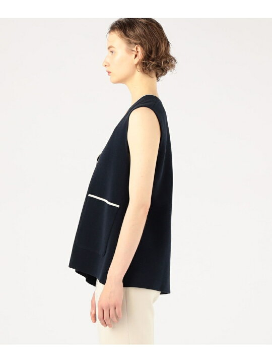 楽天市場】【SALE／40%OFF】ミラノリブ Vネックチュニックベスト 