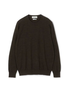 TOMORROWLAND tricot �X�[�p�[�t�@�C�������m�E�[�� �N���[�l�b�N�v���I�[�o�[ S-WOOL TOMORROWLAND MEN �g�D�����[�����h �g�b�v�X �j�b�g �O���[ �O���[�� �u���E�� �C�G���[ �u���b�N ���C�����b�h �l