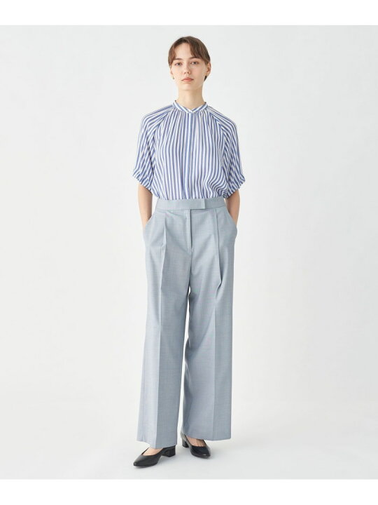 楽天市場】【SALE／40%OFF】トラックストライプ パフスリーブブラウス 