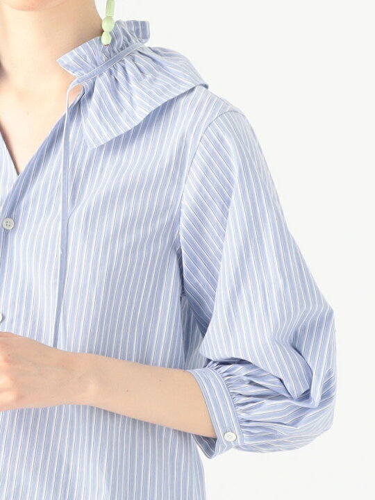 楽天市場】【SALE／40%OFF】コットンタイプライターストライプ ネック 