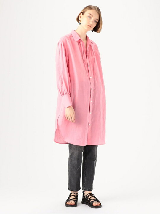 楽天市場】【SALE／40%OFF】コットンラミーローン チュニックシャツ 