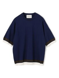 TOMORROWLAND TRICOT リブライン ニットTシャツ TOMORROWLAND MEN トゥモローランド トップス ニット【先行予約】*【送料無料】[Rakuten Fashion]