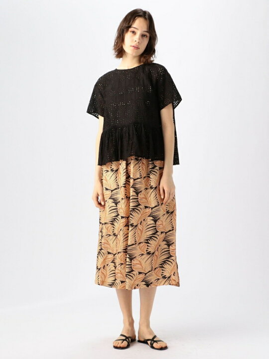 楽天市場】【SALE／30%OFF】FIL コットンカットワークレース ギャザー  