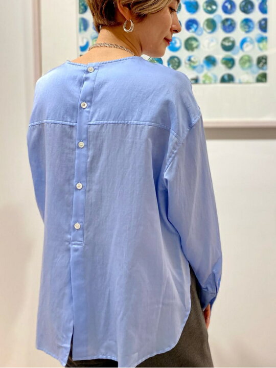 楽天市場】【SALE／40%OFF】コットンシルクサテン クルーネック 