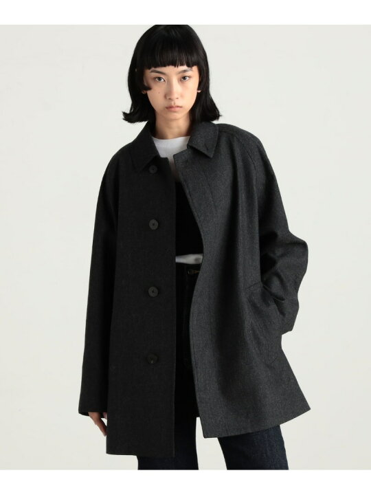 楽天市場】【SALE／40%OFF】ウールカシミヤメルトンラグランショート 