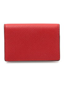 SMYTHSON FOLDED カードケース TOMORROWLAND GOODS トゥモローランド 財布・ポーチ・ケース 名刺入れ・カードケース レッド【送料無料】[Rakuten Fashion]