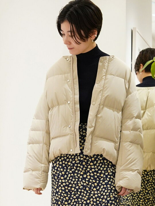 楽天市場】【SALE／40%OFF】シームレスダウン ノーカラージャケット 