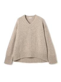 ファインウール Vネックプルオーバー GALERIE VIE トゥモローランド トップス ニット ブラック イエロー グレー ベージュ グリーン ホワイト【送料無料】[Rakuten Fashion]