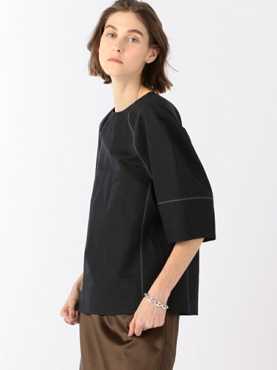 楽天市場】【SALE／50%OFF】リネンコットンクリーンツイル ネック 