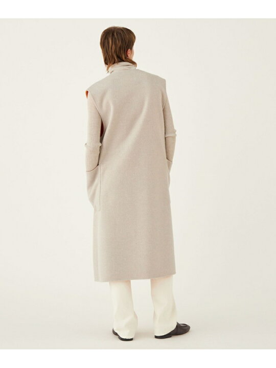 楽天市場】【SALE／30%OFF】ウールダブルフェイス ノーカラー 